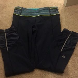 Navy Lululemon pants, size 4
